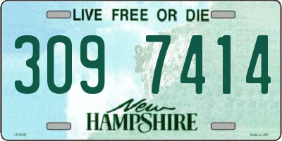 NH license plate 3097414