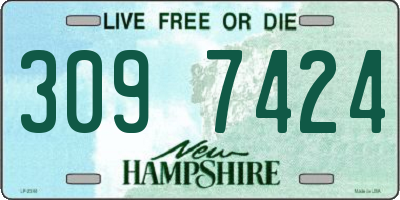 NH license plate 3097424