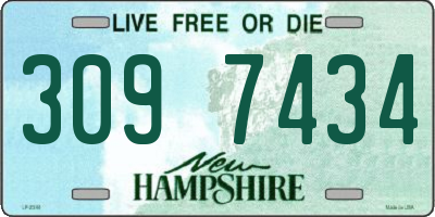 NH license plate 3097434