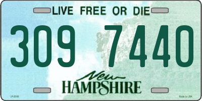 NH license plate 3097440