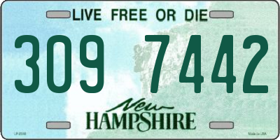 NH license plate 3097442