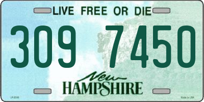 NH license plate 3097450
