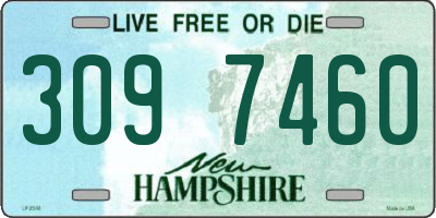 NH license plate 3097460