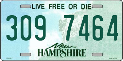 NH license plate 3097464