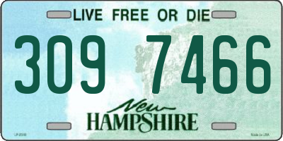NH license plate 3097466