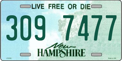 NH license plate 3097477