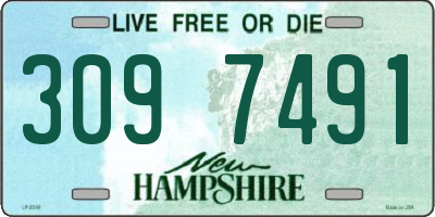 NH license plate 3097491