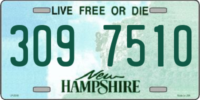 NH license plate 3097510