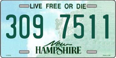 NH license plate 3097511