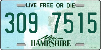 NH license plate 3097515