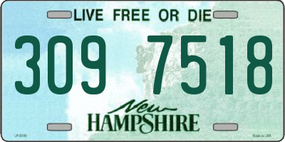 NH license plate 3097518