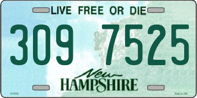 NH license plate 3097525