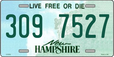 NH license plate 3097527