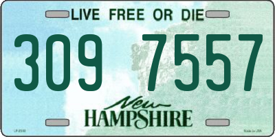 NH license plate 3097557