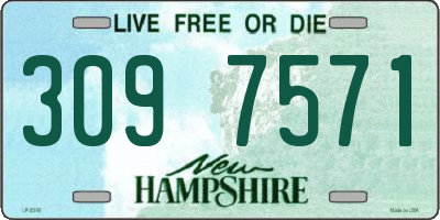 NH license plate 3097571