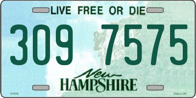 NH license plate 3097575