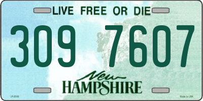 NH license plate 3097607