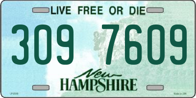 NH license plate 3097609