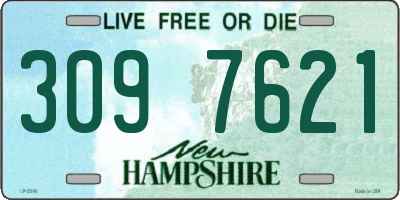 NH license plate 3097621