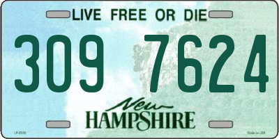 NH license plate 3097624