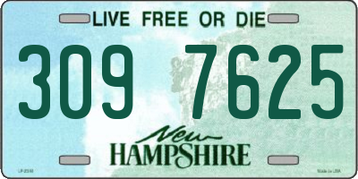 NH license plate 3097625