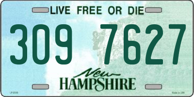 NH license plate 3097627