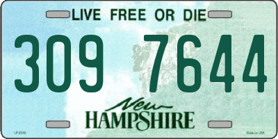 NH license plate 3097644