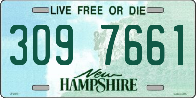 NH license plate 3097661