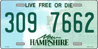 NH license plate 3097662
