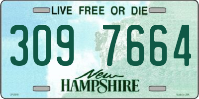 NH license plate 3097664