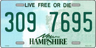 NH license plate 3097695