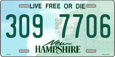 NH license plate 3097706