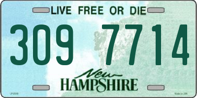 NH license plate 3097714