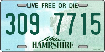 NH license plate 3097715