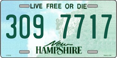 NH license plate 3097717