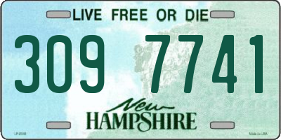 NH license plate 3097741