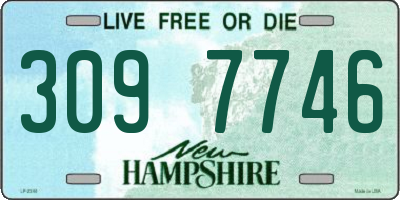 NH license plate 3097746