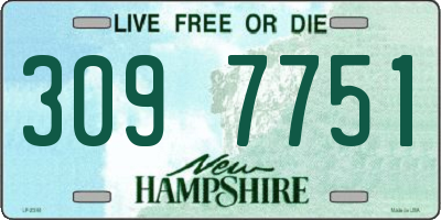 NH license plate 3097751