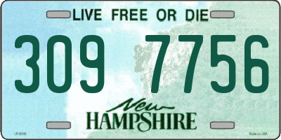 NH license plate 3097756