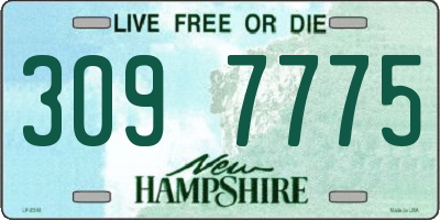 NH license plate 3097775