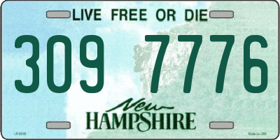 NH license plate 3097776