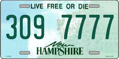 NH license plate 3097777