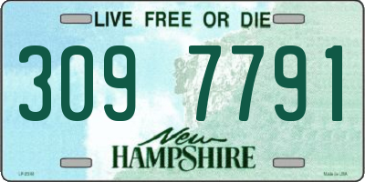 NH license plate 3097791