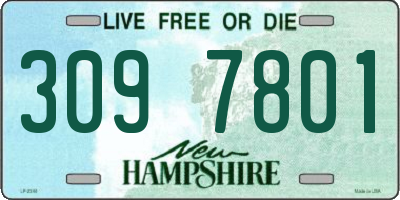 NH license plate 3097801