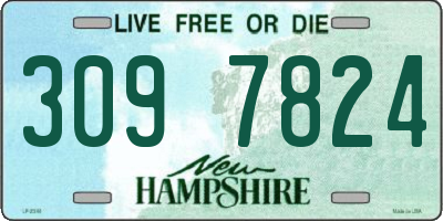 NH license plate 3097824