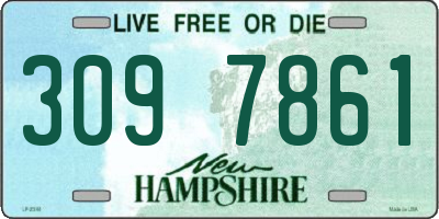 NH license plate 3097861