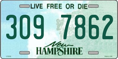 NH license plate 3097862