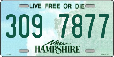 NH license plate 3097877
