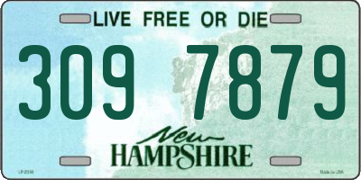 NH license plate 3097879