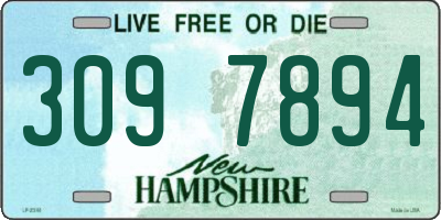 NH license plate 3097894